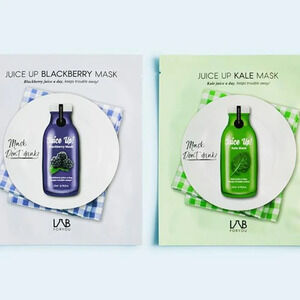 🐼🐼🐼Lab For You Juice Up Blackberry and Kale Sheet Masks
